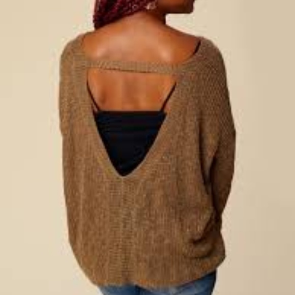 Altar'd State Sweaters - Altar'd State Marita Boho Open Back Sweater M
